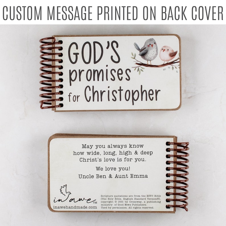 baby dedication gift | baptism gift | gift girl | gift boy | one year old | boy gift | girl gift | personalized childrens books imagen 5