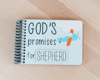 Personalized God's Promises Book - Exceptional Baptism or Christening Gift for Baby Boy or Girl - Godson Baptism Gift - Gift from Godparents
