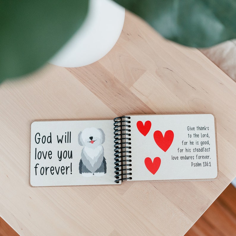 Personalized God's Promises First Birthday Board Book Unique 1st Birthday gift for Boy or Girl 1 Year Old Birthday Gift One Year Old image 2