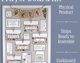 Daisy Prayer Board Kit: Christian Vision Board with Envelopes