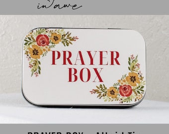 DIY Prayer Box Printables: Ladies Church Craft Activity (PDF Download)