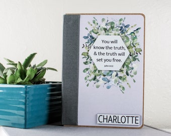 Christian Teacher Gifts: Personalized Book of Bible Verses to Uplift and Encourage Teachers | BOT F GREENERY