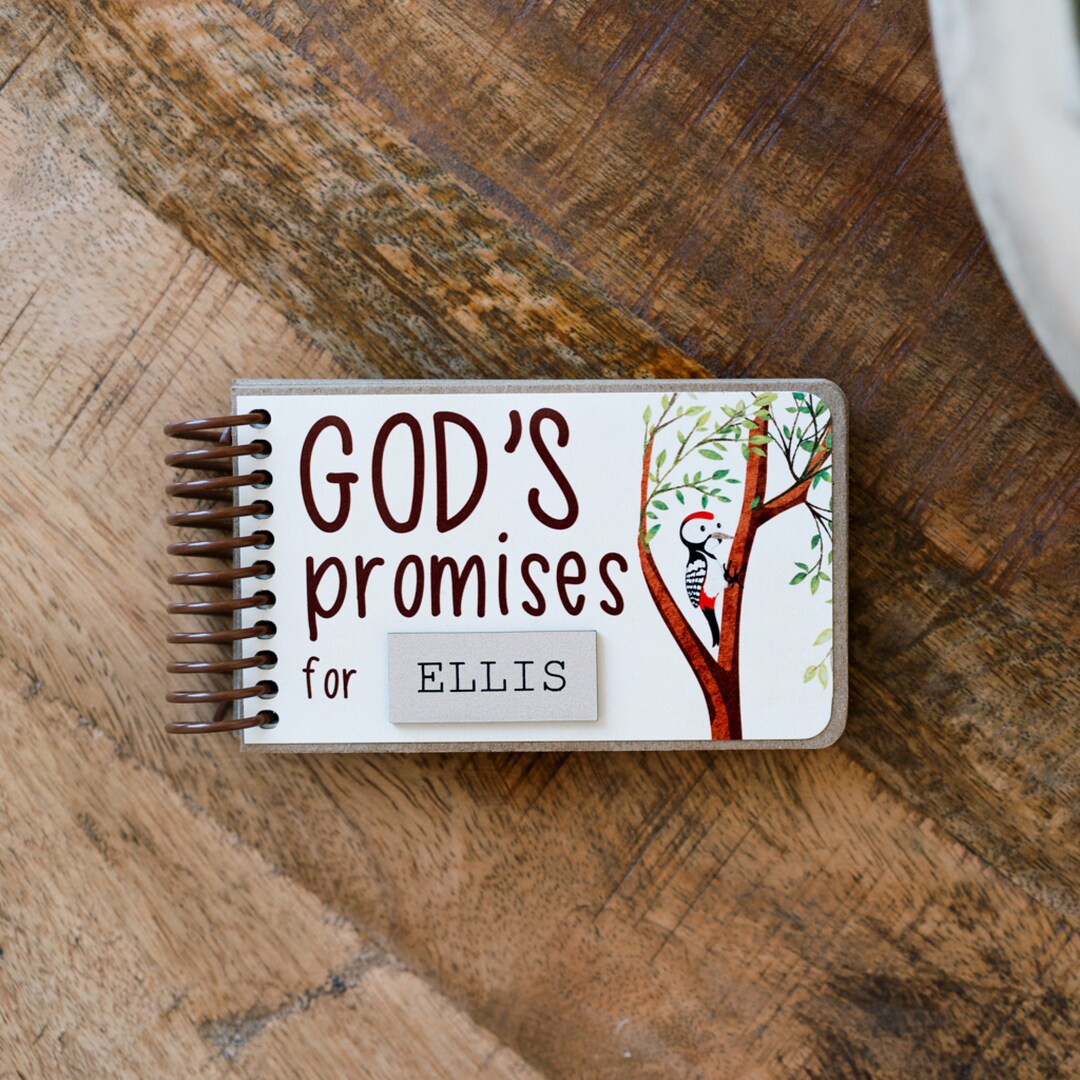 Personalized God's Promise Book for Children Engraved Christian Baby