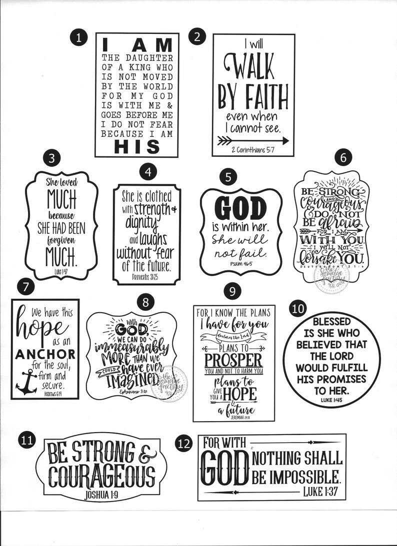 Index card binder Bible verse Bible study recipe card Etsy