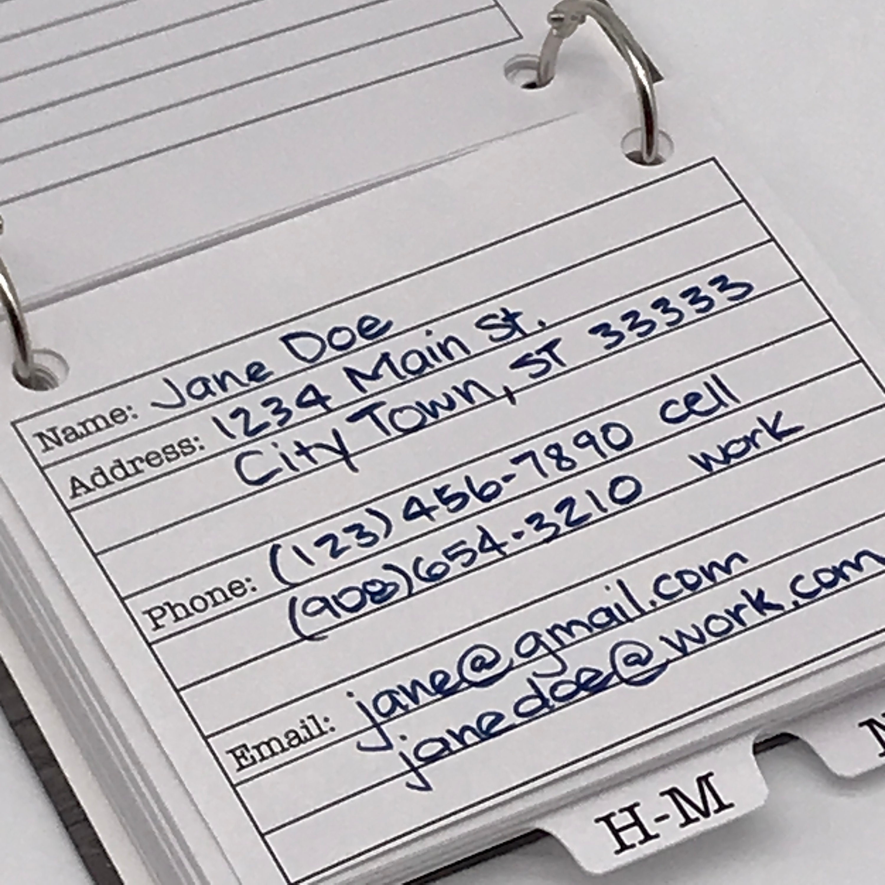 Address book refillable address telephone and address Etsy