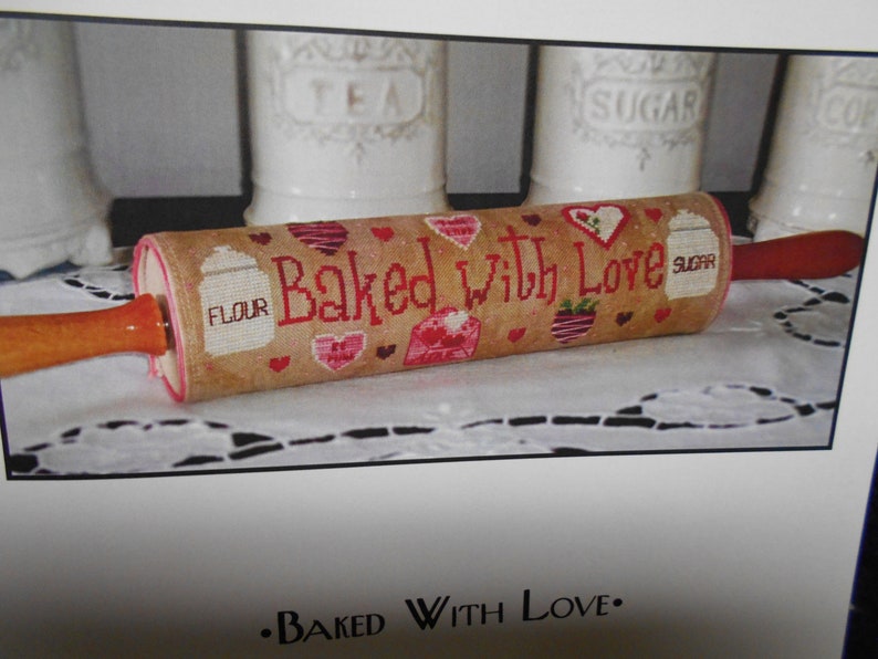 Love Theme Cross Stitch Pattern baked With Love Etsy