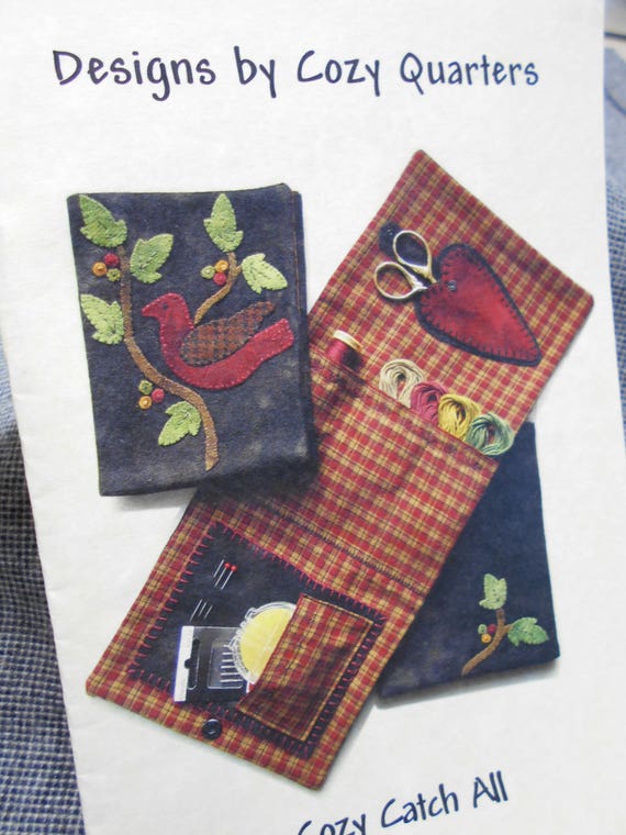 Items similar to Cozy Catch All Sewing/Needlework Supply Case pattern