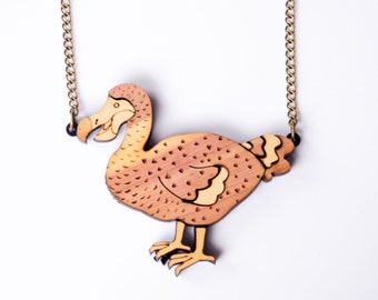 Dodo bird statement necklace