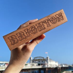 Brighton Palace Pier planks - Decorative Brighton Pier souvenirs - Salvaged wood from Brighton, UK