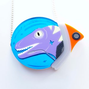 Collier d’astronaute spatial Velociraptor