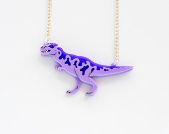 MINI T-Rex necklace, Dinosaur necklace.