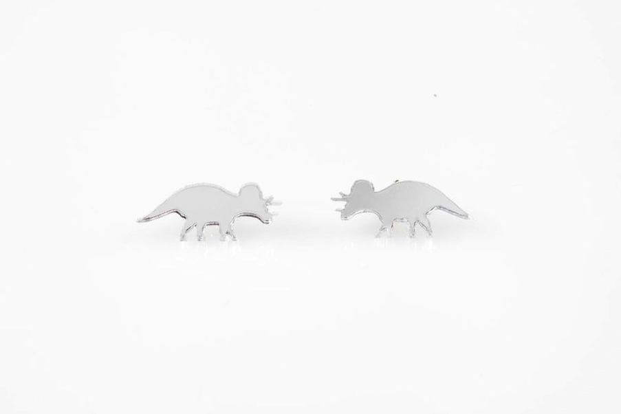 Triceratops Dinosaur Stud Earrings | Etsy UK