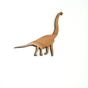 Brachiosaurus dinosaur brooch