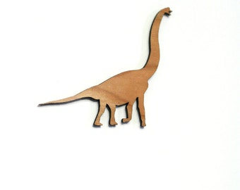 Brachiosaurus dinosaur brooch