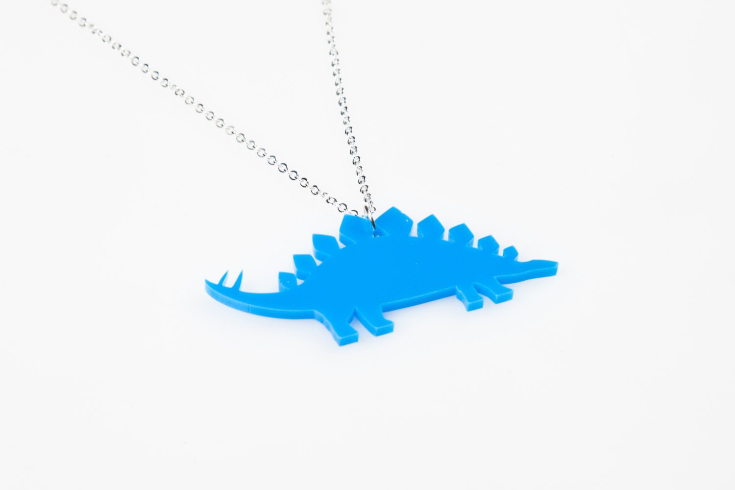 Stegosaurus Dinosaur Medium Pendant Necklace - Etsy