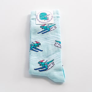 Two pairs of socks dinosaur socks image 6