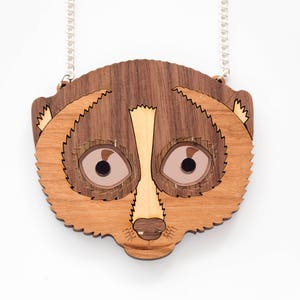 Slow loris primate necklace image 1