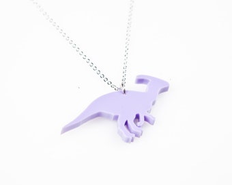 Parasaurolophus dinosaur medium necklace