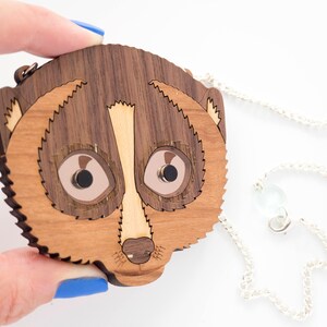 Slow loris primate necklace image 2