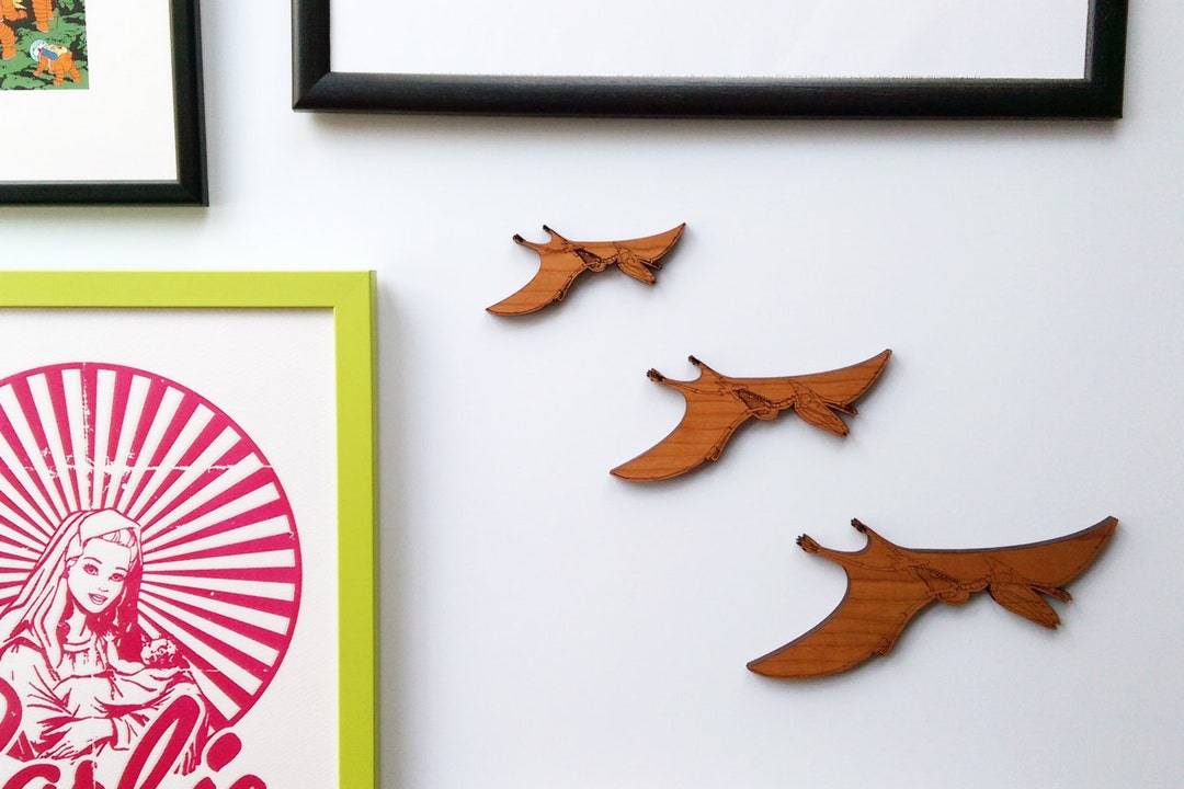 Pterodactyl Dinosaur Wall Hanging Etsy