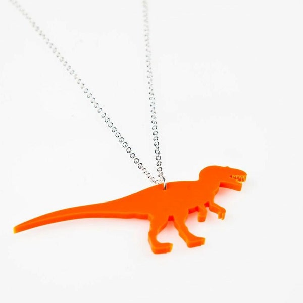 T-Rex dinosaur medium necklace