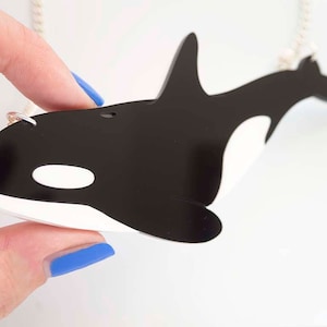 Orca [killer whale] necklace