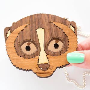 Slow loris primate necklace image 3