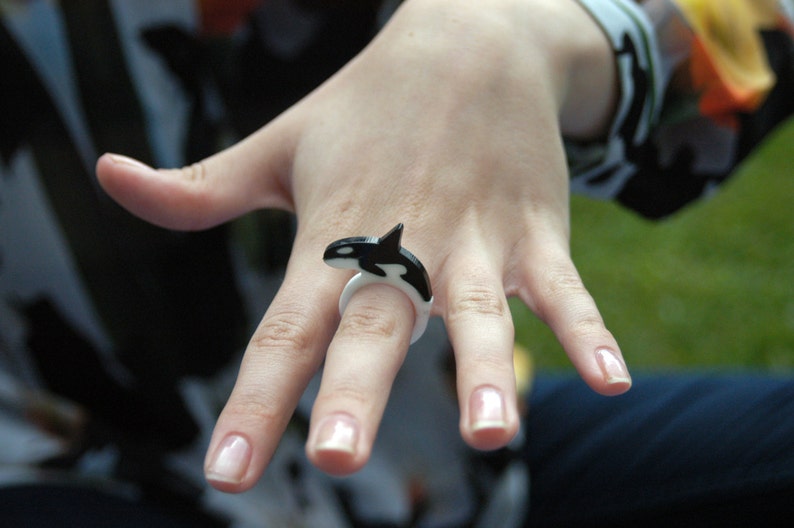 orca killer whale ring