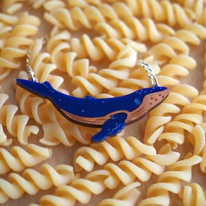 MINI ザトウクジラネックレス。RTS。