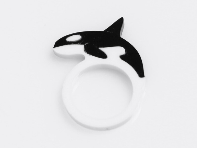 orca killer whale ring