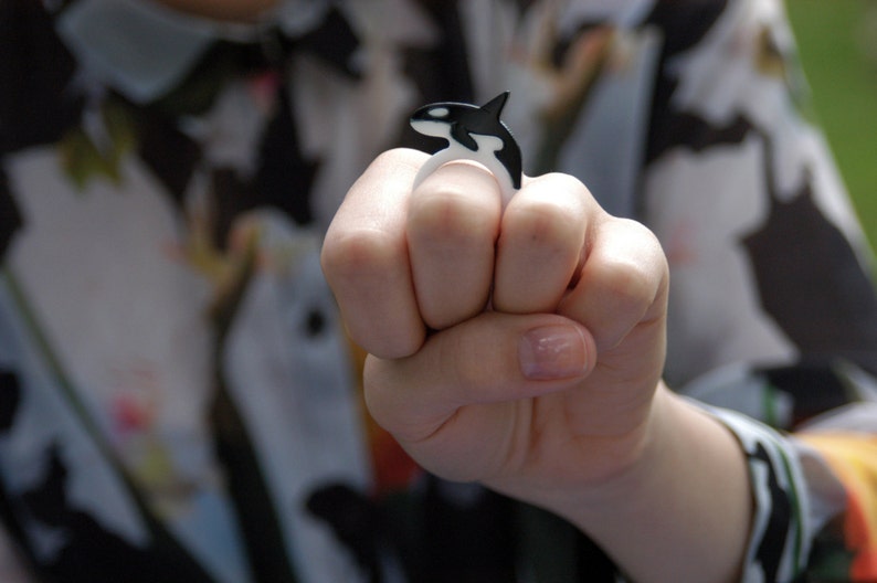 orca killer whale ring