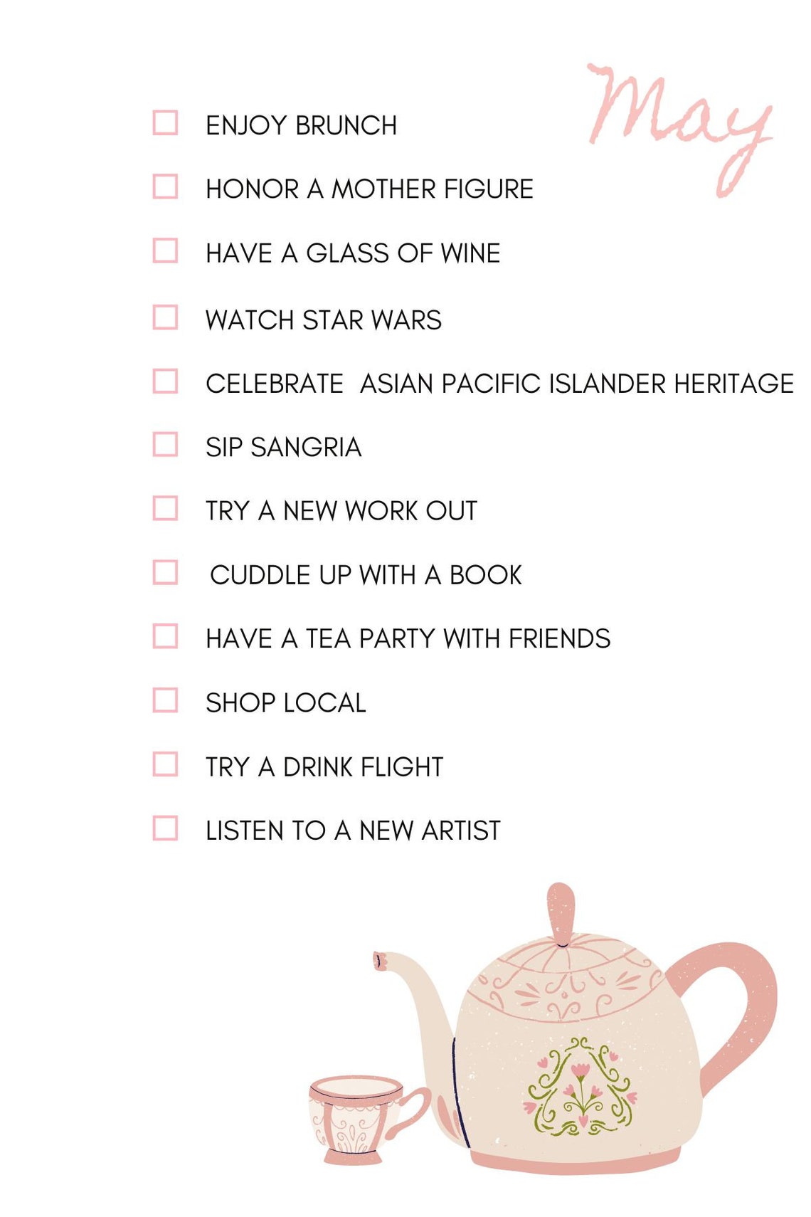 2023 Bucket Lists Etsy
