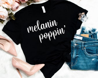 Melanin Poppin' Women's Graphic Tee