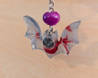 Vampire Bat Keychain