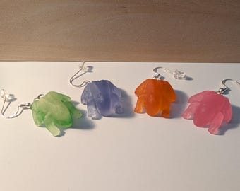 Gumdrop Frog Earring