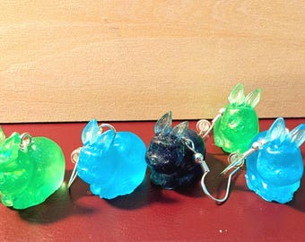 Gumdrop Bunny Earring