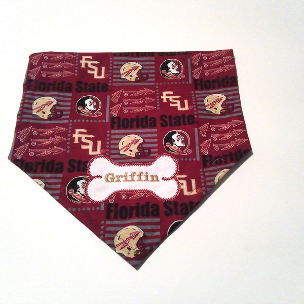 Dog Fsu Bandana Etsy