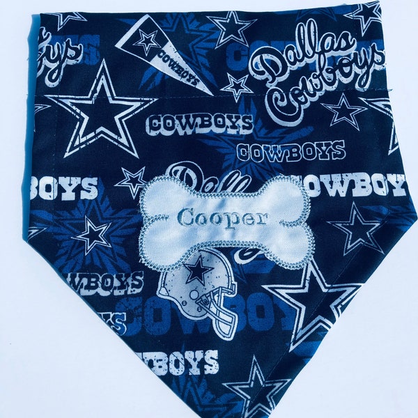 Dallas Cowboys Pet Bandanna XS Reversible Paisley Team Logo main image 0