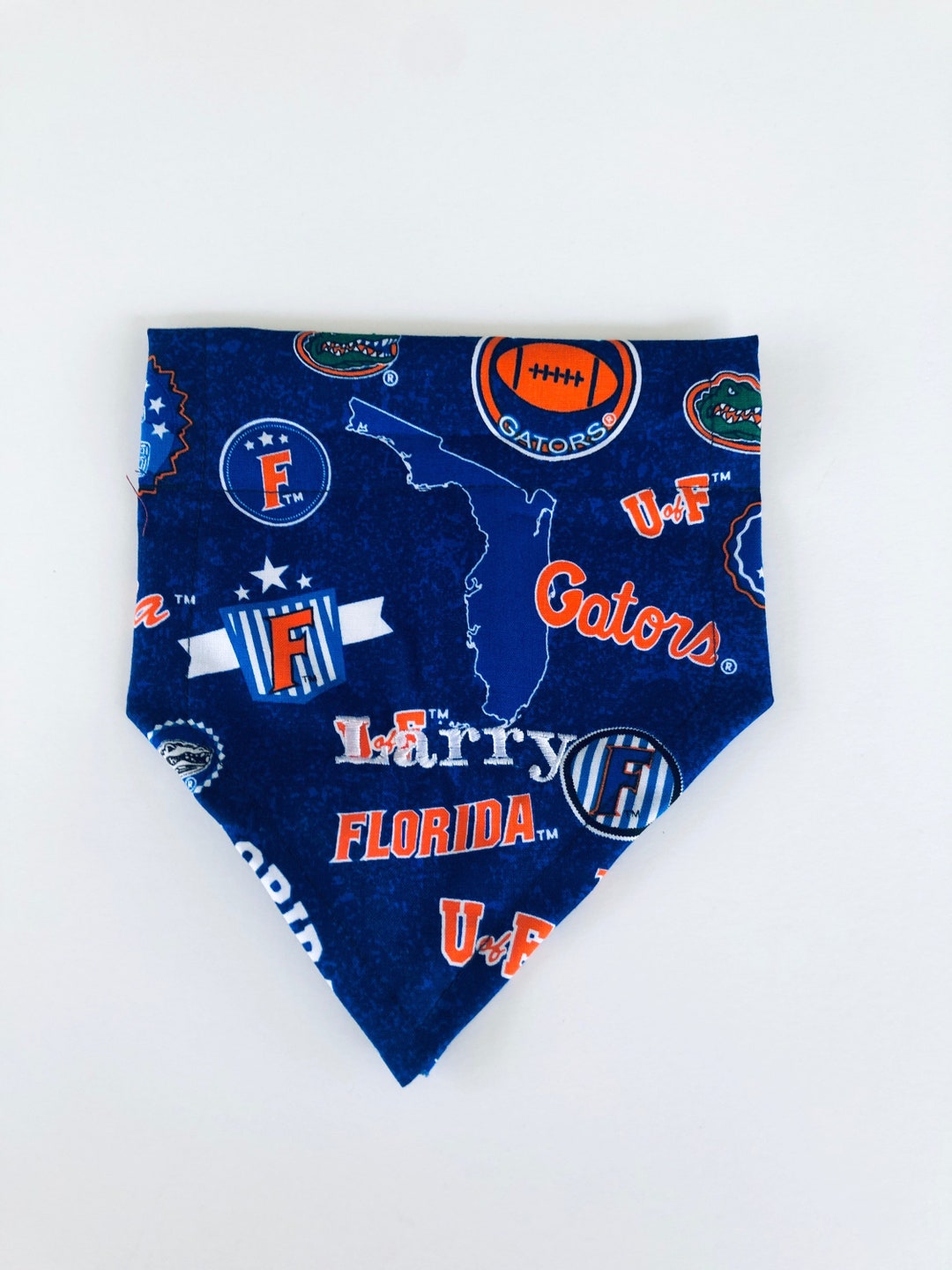 Florida Gators Dog Bandana Personalized Slides Over the Etsy