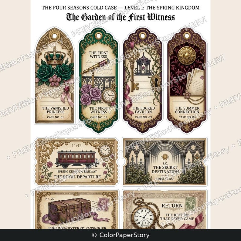 Gothic Mystery Junk Journal Kit, 54 Printable Pages, Victorian ...