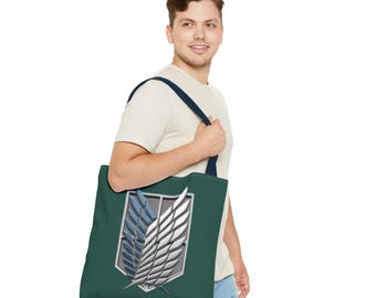 Attack on Titan Tote Bag, Scouting Legion Wings of Freedom Emblem