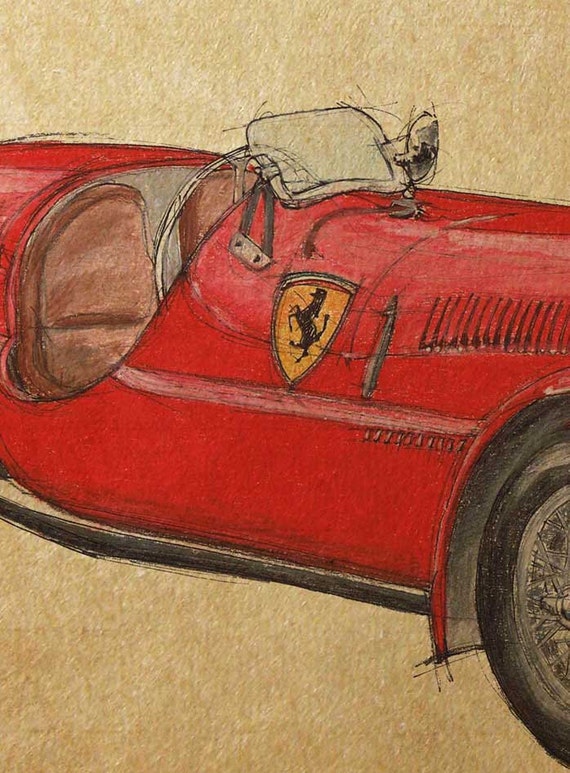 Art Print Enzo Ferrari Quote The Client Is Not Always Right 8 50 X12 In To 36x25