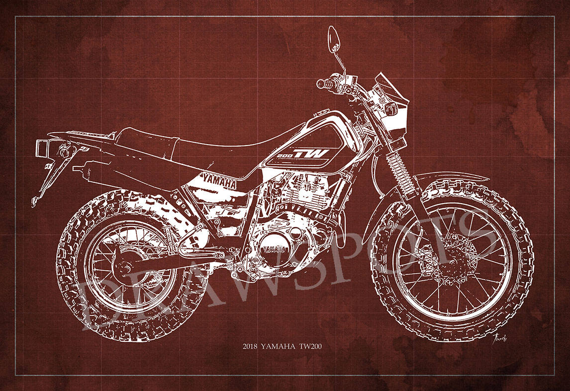 Yamaha tw 200 - Etsy 日本