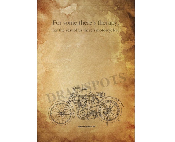 Citation De Harley Davidson 1907 Custom Pour Certains Il Etsy