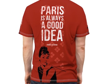 Paris ist immer eine gute Idee T-Shirt, Audrey Hepburn Fan Shirt