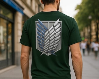 Attack on Titan T-Shirt, Wings of Freedom, Scouting Legion Emblem