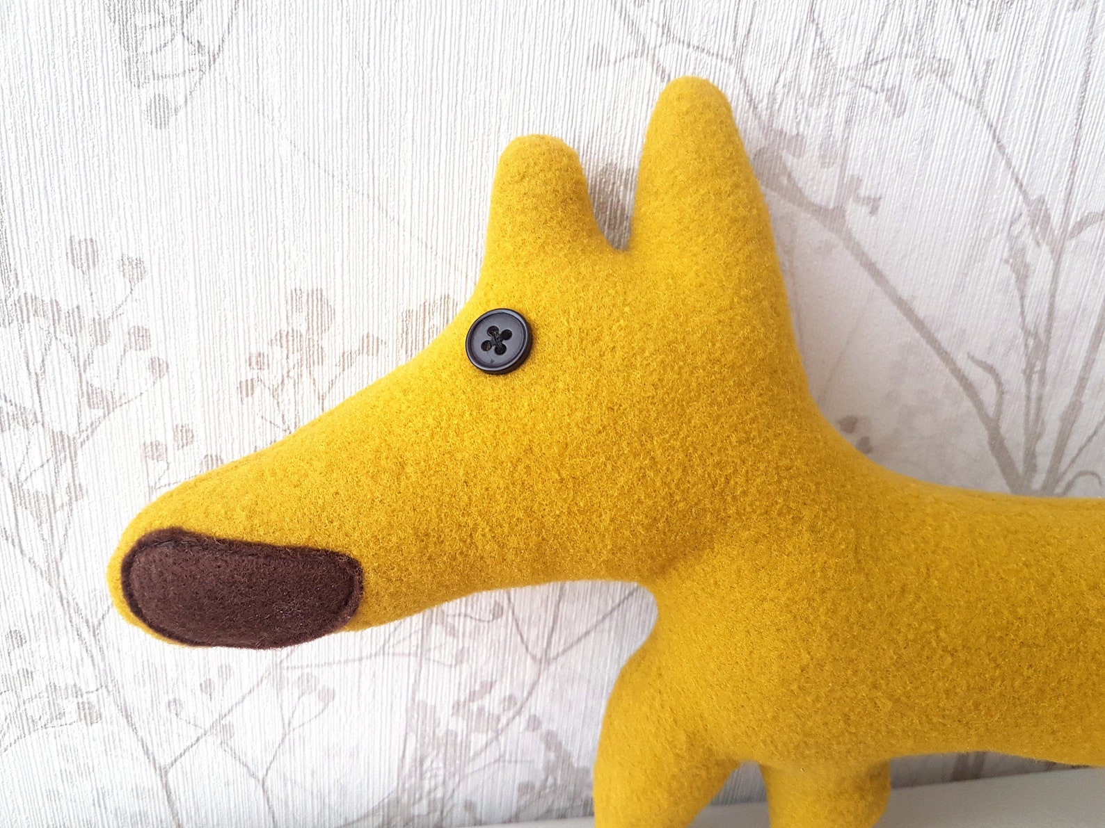 HUGGY the Green Soft Stuffed Plush Dog TOY // Baby Gift // Etsy