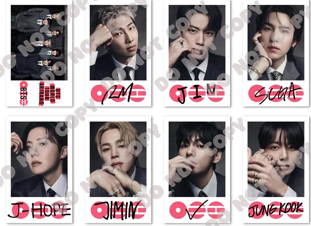 Btsフォトカード - Etsy 日本