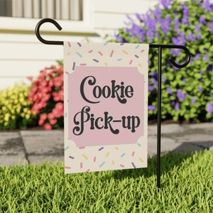 Sprinkle Cookie Pick-up, Garden & House Banner, Cookie Pop-up, Cookie Flag, Cookie Class, Sprinkles, Cute Baking