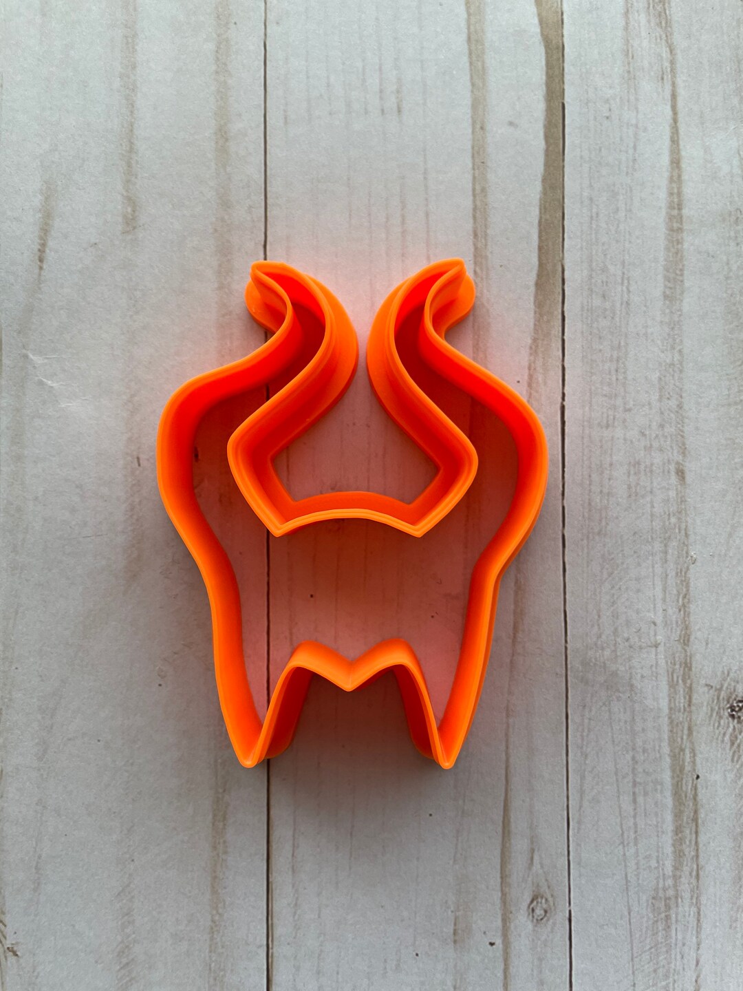 Horns Cookie Cutter Theme Park Cookies Spooky Villain Etsy